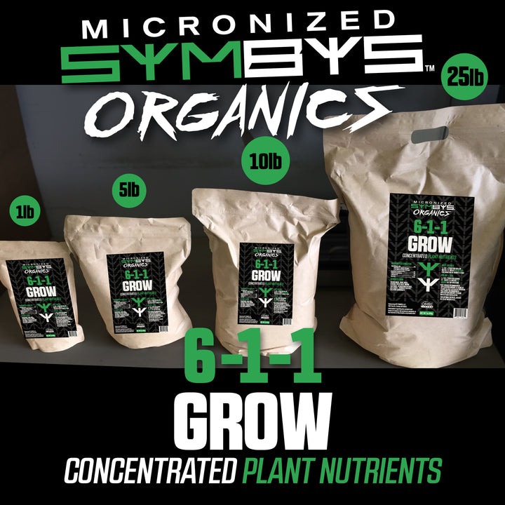 Symbys Organics Grow 6-1-1 Powder Fertilizer