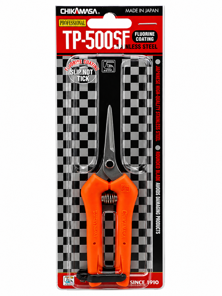 Chikamasa TP-500SF Straight Blade, Sap Resistant Scissors