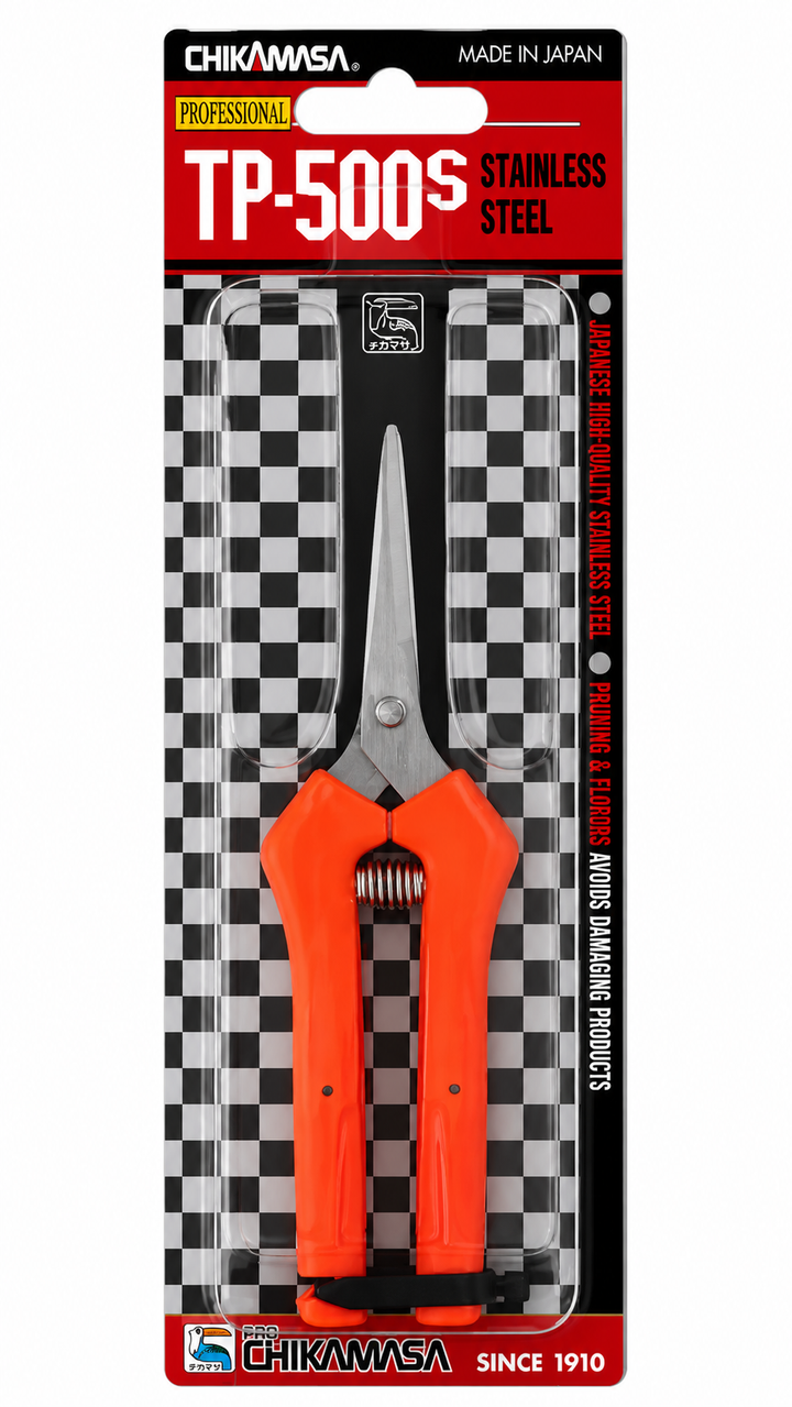 Chikamasa TP-500S Straight Blade Stainless Steel Scissors