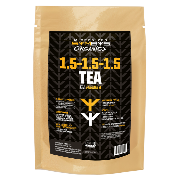 Symbys Organics Tea 1.5-1.5-1.5 Powder Fertilizer