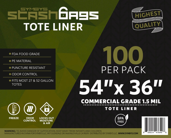 Stash Bags Tote Liners 54” x 36”